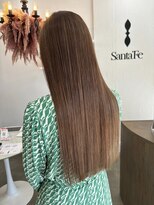サンタフェ 岐阜島店(Santa'Fe) Santa'Fe式脱白髪染め白髪ぼかしカラー/ロング