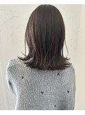 透けグレージュカラー