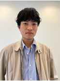 メンズパーマ ニュアンスパーマ メンズカット 眉カット