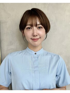 ガーデン オオタカノモリ(garden otakanomori) 20代30代40代のスタイリング/マニッシュショート/もみあげカール