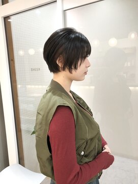シアアルン 新小岩店(SHEER alun) ショートボブ/顔まわりレイヤー/SHEERalun新小岩店