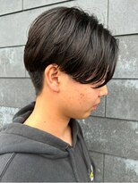 ヒュイル バイ ニアウ(Hwyl by Niau)&nbsp;メンズマッシュセンターパートスパイラルパーマニュアンスパーマ