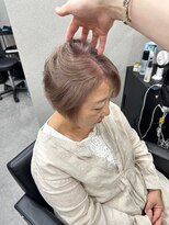 ハウオリ 金沢駅西店(Hau'oli)&nbsp;白髪ぼかし/白髪ぼかしハイライト/脱白髪染め/白髪染め/透明感