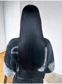 美髪おくれ毛韓国前髪カットヘアロング_ba550461