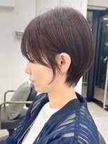 メルバイグラフ 梅田(mel by GRAFF)&nbsp;ショートカットxひし形ショートボブ×前髪あり20代30代40代