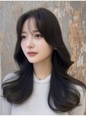 網紅ヘア/韓国/髪質改善/前髪カット/縮毛矯正