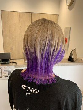 アズールサン 草加西口店(azule-sun) トリプルカラー,レイヤーカット,透明感ベージュ,【草加】