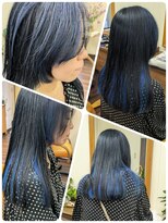 クリア 美容室&nbsp;インナーカラー☆ブルー