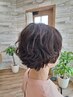 【動きのあるスタイル◎】カット＋パーマ＋システムTr ￥16,500～ →