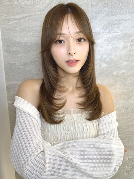 ロンドアヴァントゥス 池袋(Lond aventus) オリーブグレー/ボブ/顔周り/小顔/レイヤー/髪質改善/縮毛矯正