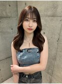 レイヤーカット小顔に見せるヘア/韓国ヘア/髪質改善/福岡/博多/