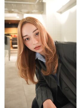 ラヴィズム 松崎店(LUVISM) ◎韓国ヘアー顔周りレイヤーおくれ毛前髪ダブルカラー新潟/東区