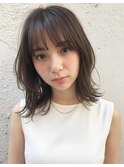 20代30代切りっぱなしボブ/レイヤーカット/くびれ/前髪/川越