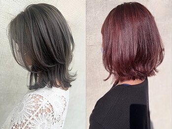 アミリー 成田美郷台店(Amily)の写真/大人女性のお悩みに、上品な大人可愛いが叶う透明感カラー!潤い溢れるツヤ髪に。ダメージレスな施術が◎