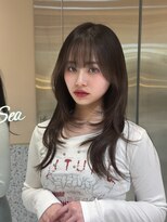 シー バイ ロンド 新宿(Sea by Lond)&nbsp;ワンカールでキマるちらばりレイヤー［韓国ヘア/髪質改善］