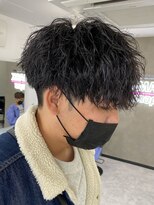 エルマーク メンズパーマ 心斎橋(L-MARK)&nbsp;ツイストスパイラル/メンズ/シャドウパーマ/波巻きパーマ