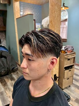 スタンドバーバー 柏(STAND BARBER) リバースセンターパート/ニュアンスパーマ/ダウンバング/柏