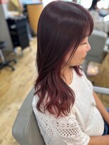 エンテイム(en-te:im)&nbsp;艶ボルドーカラー×レイヤースタイル