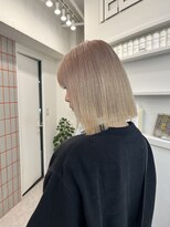 ペレ 原宿(PELE)&nbsp;ダークパープルナチュラルショート夏のヘアアレンジ原宿