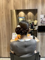 ソルビア ヘアセット(solvia)&nbsp;ルーズ編み込みアップ