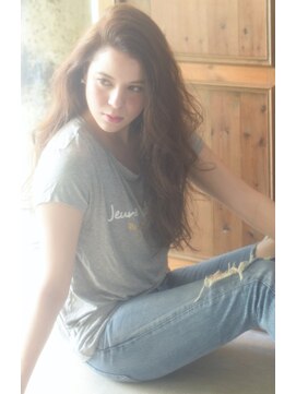 リマ(RIMA) 【RIMA】HARUKI 外国人風☆くせ毛風質感なWAVEロング