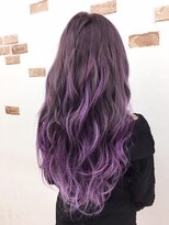 エクステ専門店あるじゃんすー 小倉店&nbsp;ラベンダー#シールエクステ#グラデーションカラー#小倉