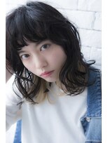 ミエル ヘア 新宿(miel hair)&nbsp;【miel hair 新宿】ボブルフ　ツートンカラー