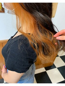 ヘアーデザインサロン スワッグ(Hair design salon SWAG) インナーオレンジ