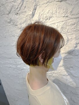 ラム(L'am) オータムカラー×ショートボブ