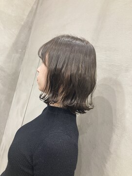 if 透け感グレージュ