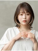 20代30代/大人かわいい/ひし形/ウルフ/ナチュラルボブ/ミニボブ