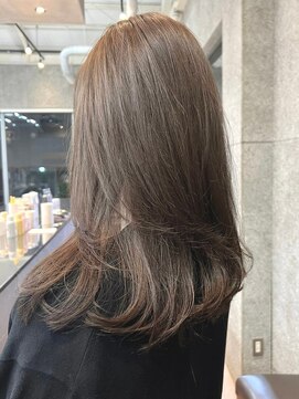 マザー(MOTHER) ダブルカラーミルクティーブラウンカラーケアブリーチ韓国