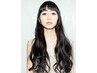 【お手入れ簡単♪】顔まわりポイントストレート+カット+潤艶トリートメント