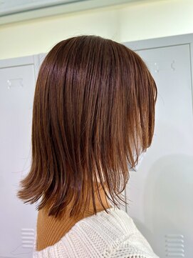 ピチカート パクト(pizzicato pacto) レイヤーカットミディアム　　オレンジベージュ