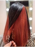 アレンジ好きの方必見!!ブロックヘアカラーで大胆な私に!!