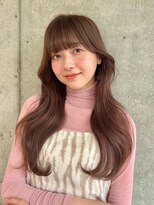 フォルテレイ 青山(FORTE Lei) ベージュカラー、レイヤーロングスタイル