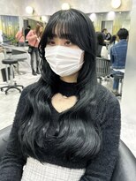 シティ(CITY) ブルーブラック 韓国ヘア 表参道