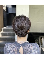 アップスタイル/結婚式お呼ばれヘア