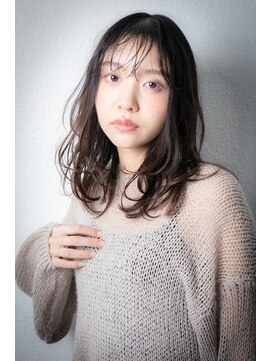 カバーヘア イヴ 戸頭店(COVER HAIR EVE) アッシュブラックウェットヘアレイヤーカールw戸頭20代30代40代