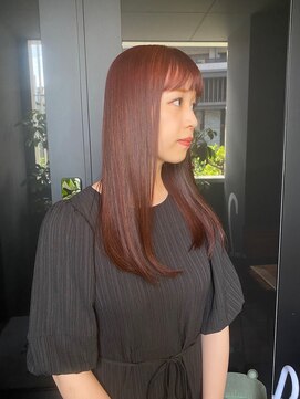 ルームニマルイチ(rroom201) 20代30代40代髪質改善姫カットダークアッシュブラック