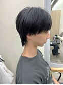 シースルーマッシュウルフ　　韓国風ウルフ　ウルフカット