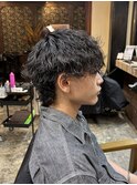 波巻きパーマツイストスパイラルパーマスペインカール