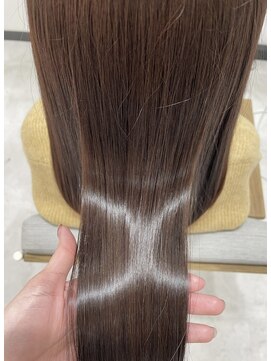 アンジュール 鹿児島中央店(UNJOUR.) 【カラー×髪質改善トリートメント】潤艶TR