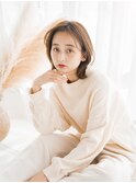【骨格に合わせます♪】シースルーバング×レイヤーボブ