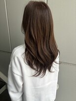 ファースト 泉中央店(first)&nbsp;レイヤーカット、ブラウンベージュ