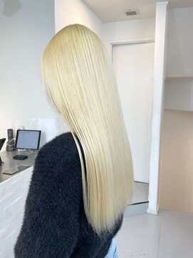 ミーム 原宿 表参道(meme) ◎ブロンドハイトーンカラーデザインカラーアンブレラカラー金髪