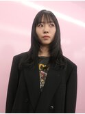 ハッシュカット/ミディアムレイヤー