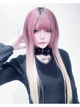 リアイス(Re:ICE) 地雷系ピンクホワイトグラデージョン