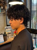リット バイ フィフス 鹿児島中央駅店(Lit. by fifth)&nbsp;波巻きスパイラルパーマメンズマッシュパーマツイストパーマ