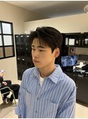 ダウンパーマ　ニュアンスパーマ　センターパート
